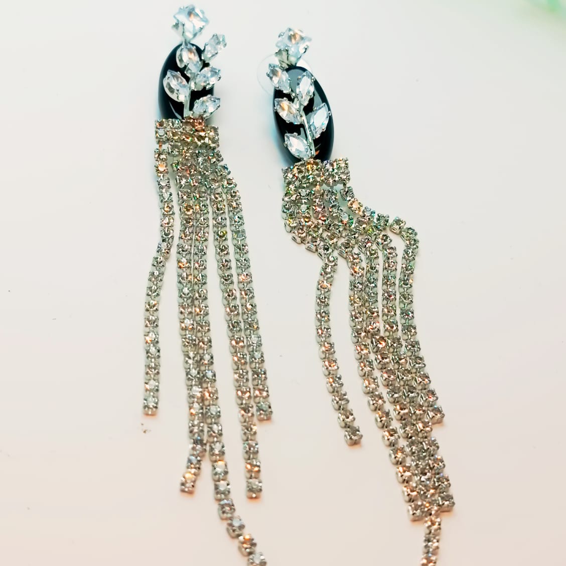 Golden Glamour Tassel Earrings
