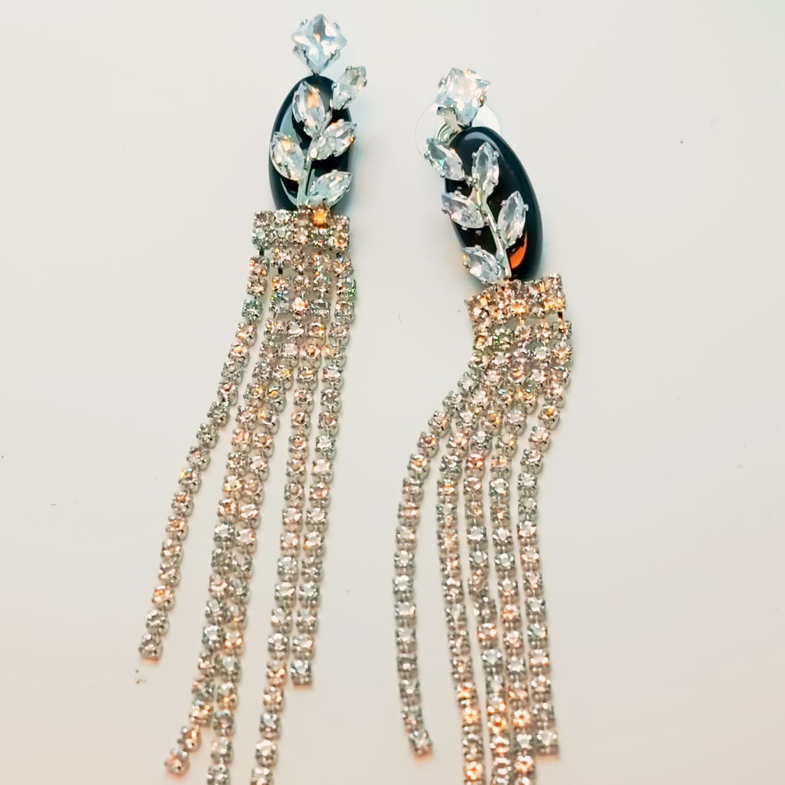 Golden Glamour Tassel Earrings