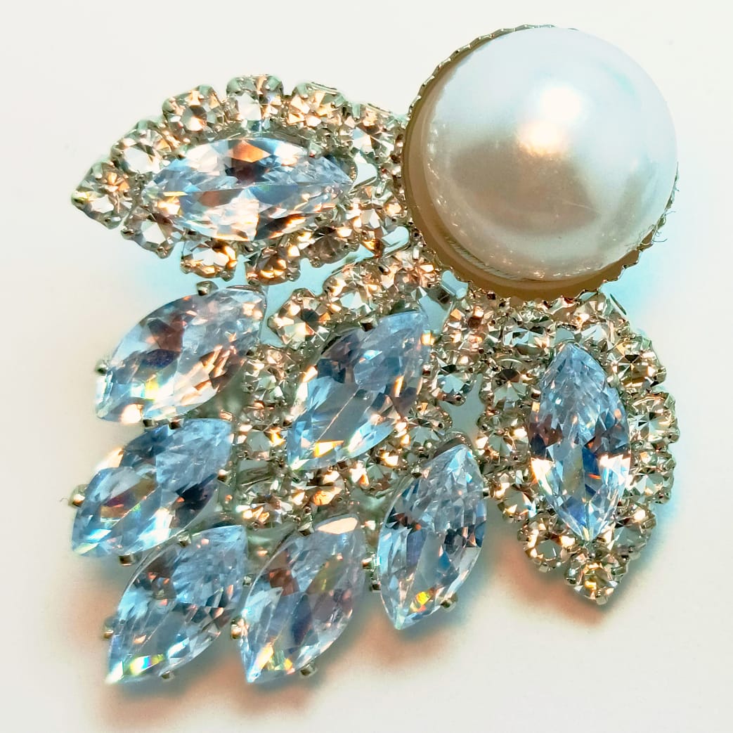 Royal Ruby Pearl Drop Earrings