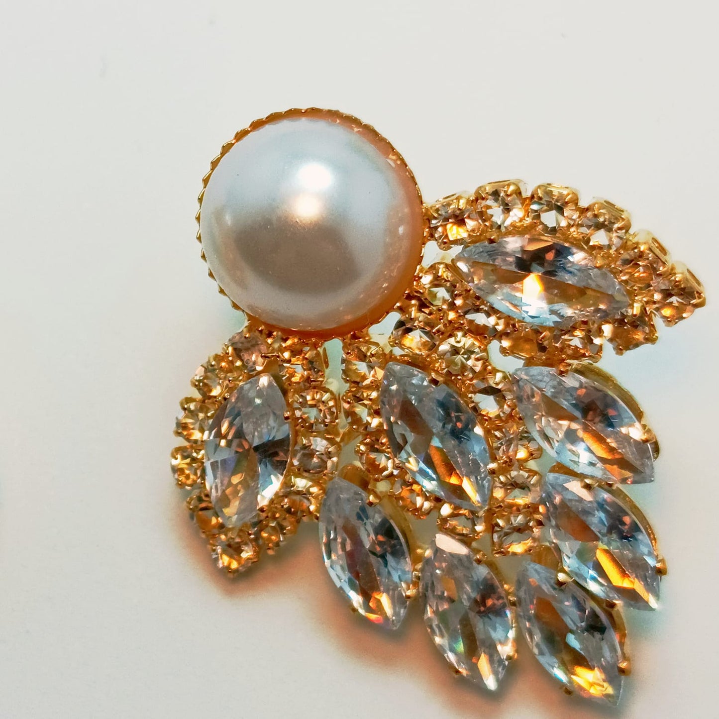 Royal Ruby Pearl Drop Earrings