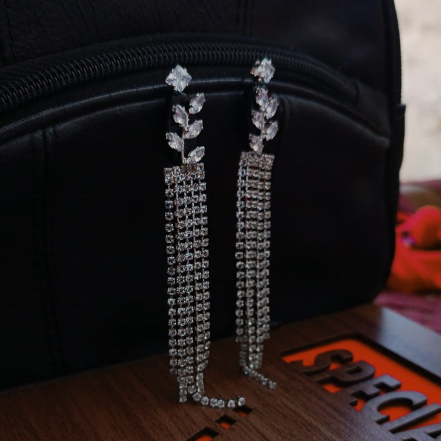 Golden Glamour Tassel Earrings
